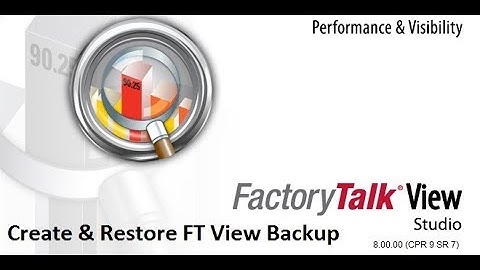 FactoryTalk View Create Runtime & Restore Backup|Create FTView Runtime|FactoryTalk View Runtime
