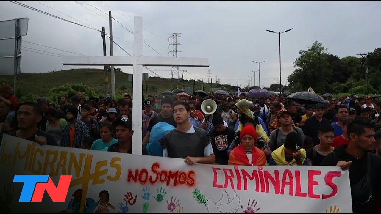 Miles de migrantes salen en caravana del sur de México con rumbo a EEUU - Floridas News Miles de migrantes salen en caravana del sur de México con rumbo a EEUU