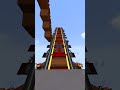 Montaña Rusa Minecraft #107 #shorts Roller Coaster