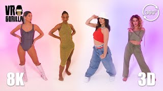 Vr Dance - The Studio Sessions 4 Girl Dancers Maximum - 8K 3D 360 Video