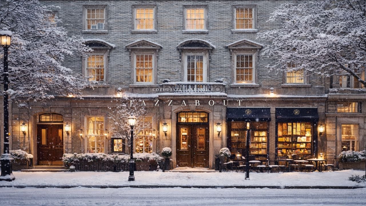 [playlist] 눈 내리는 도시의 거리, 불빛 속에 스며드는 빈티지 재즈 | JazzAbout · Cozy Notes