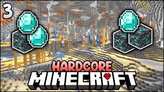 I found the most EXTRAORDINARY cave in Minecraft Hardcore! (Ep.3)