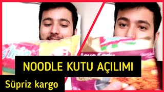 İNDOMİE NOODLE KUTU AÇILIMI YAPTIK - SÜRPRİZ KARGO