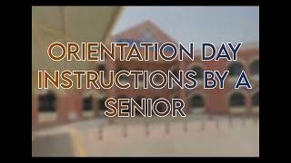 Sbbu Sba Orientation Day Instructions By A Senior. Dos And Donts
