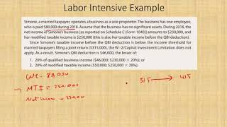 Section 199A 20% Deduction  Explained with Examples ¦ Tax Cuts and Jobs Act 2017 ¦ CPA exam Reg