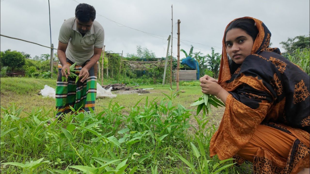 ছয় পদের ভর্তা দিয়ে শ্বশুর বাড়ির লোকজন কে আপ্যায়ন করলাম | Doyel Agro