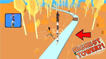 Tower Run ! All Levels Gameplay (Level 1 to 8) android, ios