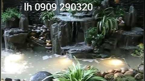 Thiết kế thi công hồ cá. Thác nước non bộ. Hồ cá cảnh quan