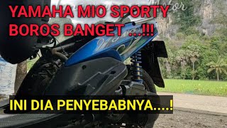 Cara mengatasi Boros Bensin pada motor Yamaha Mio sporty