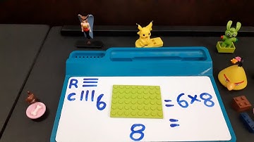 Basic Multiplication Using Lego Blocks for Kids Part-1