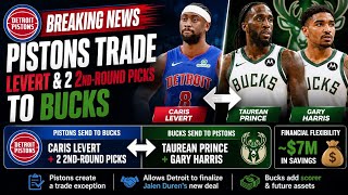 BREAKING: Pistons Trade Caris LeVert to Bucks to Finalize Jalen Duren Deal!
