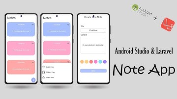 Android Notes App | Get All Notes From Server - Part #4 | Android Studio + Laravel