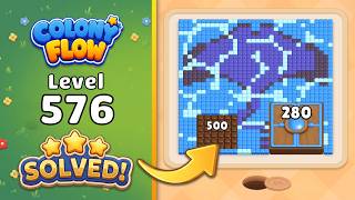 Colony Flow! - Level 576 Walkthrough 🧩 | Solution & Gameplay (ABI GAMES) 🐜