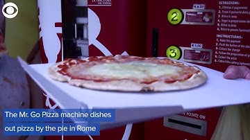 WEB EXTRA: Pizza Vending Machine In Italy