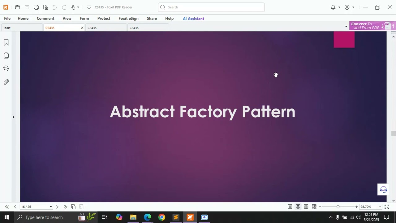 Design Pattern Summary