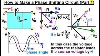 Electrical Engineering Ch 10 Alternating Voltages & Phasors 49 Of 82 Phase Shifting Circuit P. 1