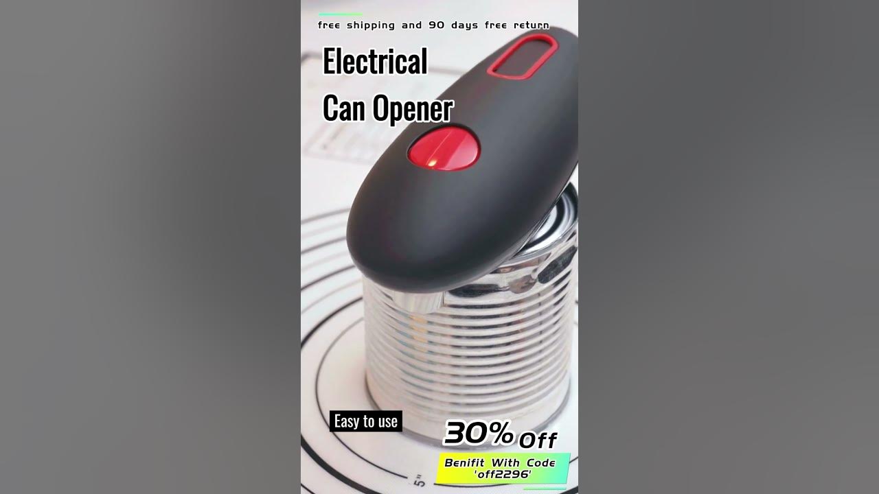 Electric Can Opener Rechargeable Can Openers One Touch Hand - Temu