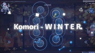 osu! skin review Komori - W I N T E R (by DuyKhang-sama)