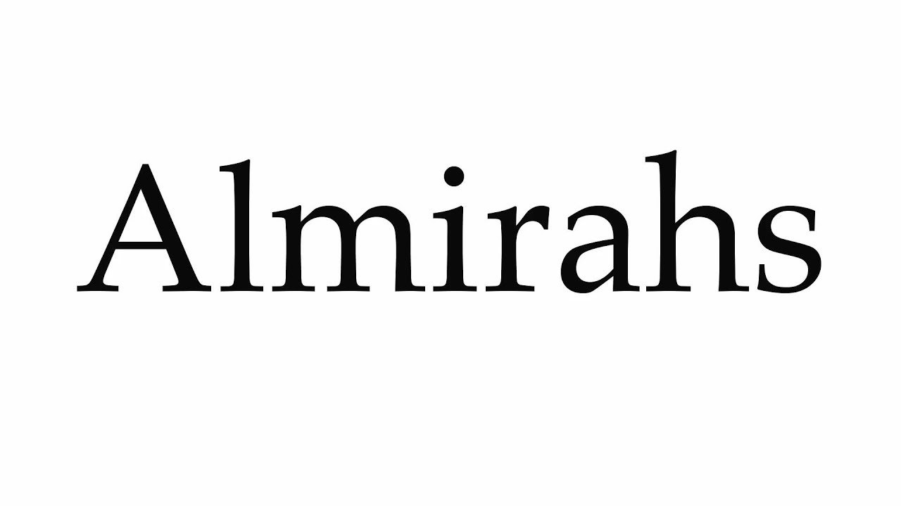 How to Pronounce Almirahs YouTube