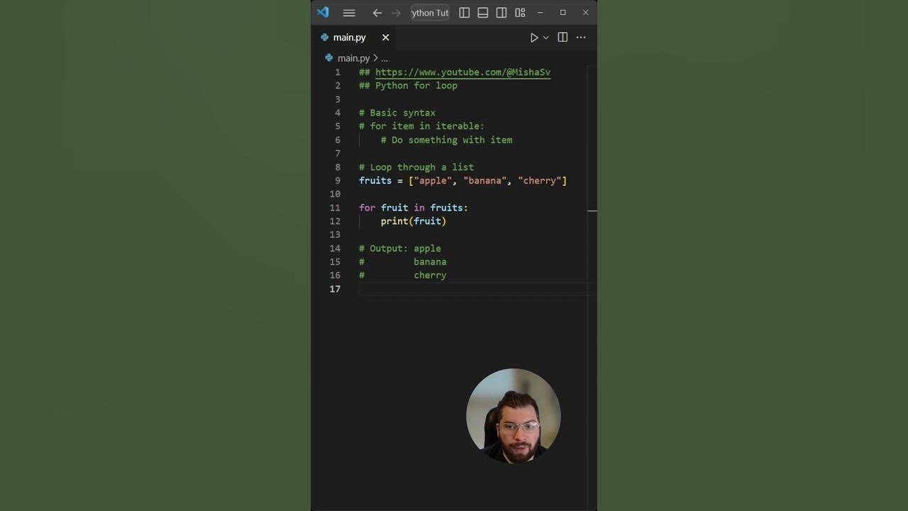Python For Loops in 60 Seconds: Easy Iteration Explained! - YouTube
