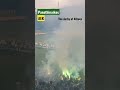 Panathinaikos vs aek entrance