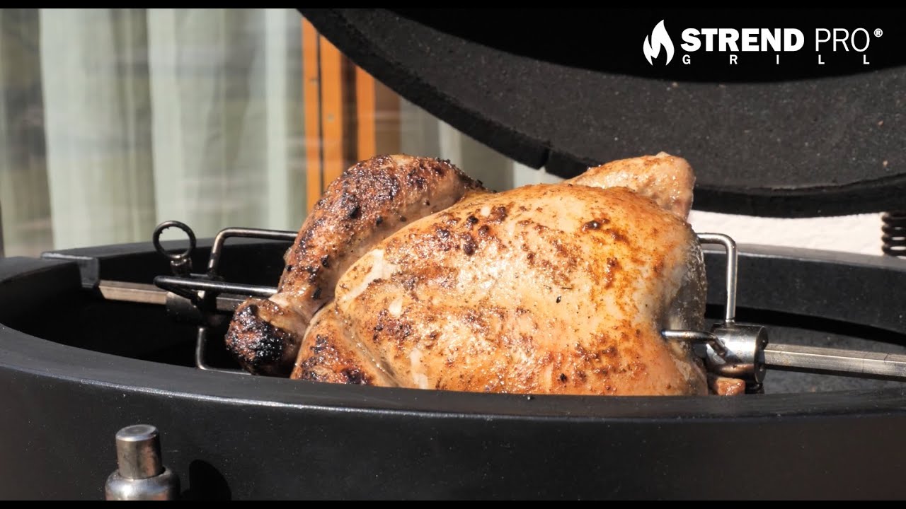2212444 - Otočná grilovacia ihla (ražeň) na gril Kamado