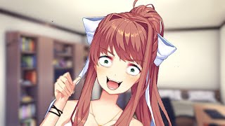 Monika will show you a scary video…