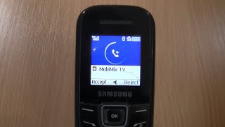 Samsung GT  E1200M black Over the Horizon Incoming call