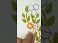 Beautiful Hand Embroidery Flower Design #embroideryart #embroidery #handbroidery #handembroidery
