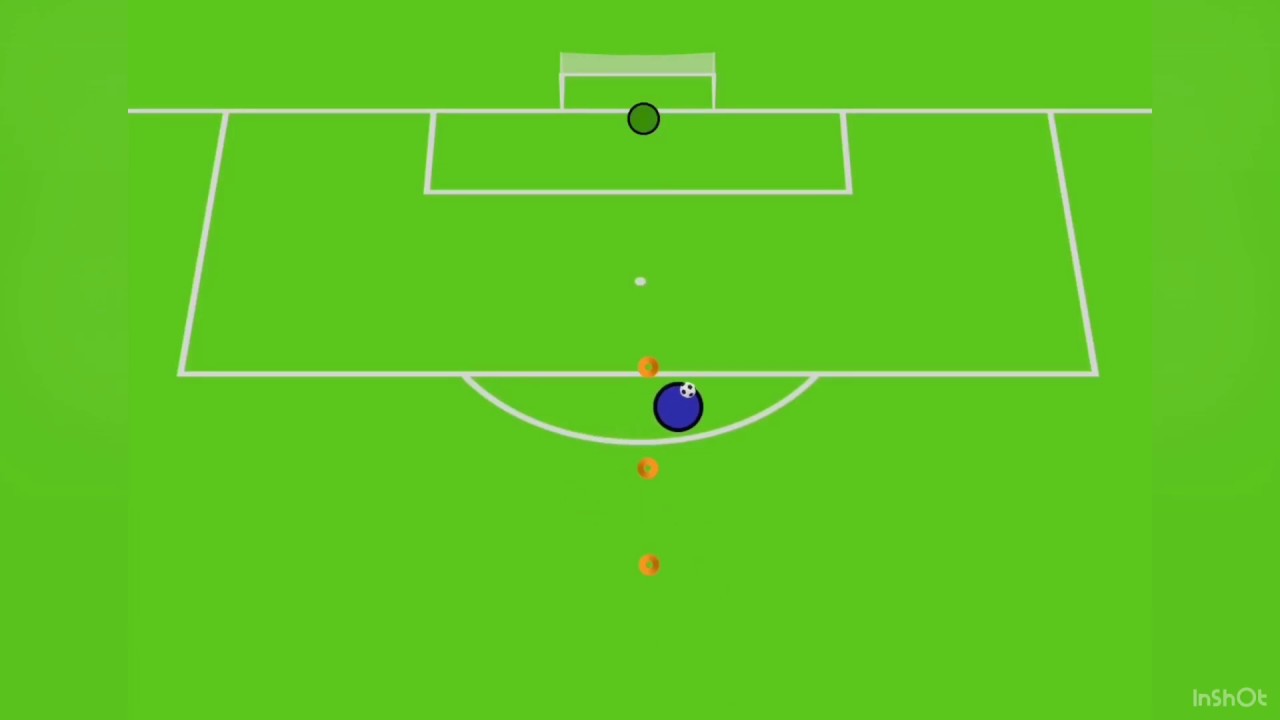 Dribble and shoot Soccer drill for kids Football drill for kids