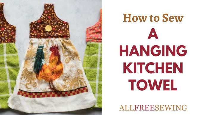 DIY Decorative Kitchen Towels  The Sewing Room Channel 