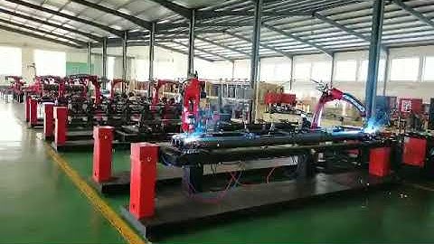 Steel Planks Welding Robot Workstation