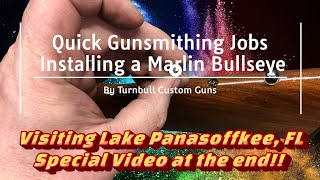 Quick gunsmithing Jobs - Installing a Marlin Bullseye by Turnbull Custom Guns