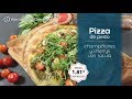 Recetas de Fabián León: Pizza de pesto, champiñones y cherrys con rúcula | Carrefour España