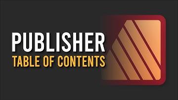 How to Make a Table of Contents in Affinity Publisher