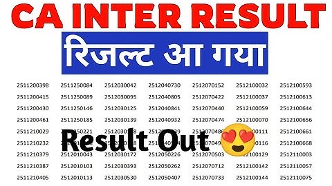 CA Inter RESULT Dec 2021 | Icai CA dec INTERMEDIATE RESULT | ca inter result|#cainterresultdec2021