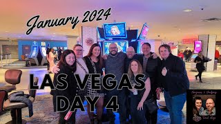 Las Vegas Vlog January 2024 Day 4 | Maxie's | Holstieins | Losers bar | | Park |NyNy | Flamingo|