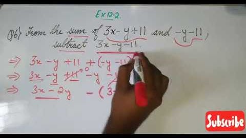 ALGEBRAIC EXPRESSION//CH-12//CLASS 7//EX 12.2 Q6// MATHSPEDIA