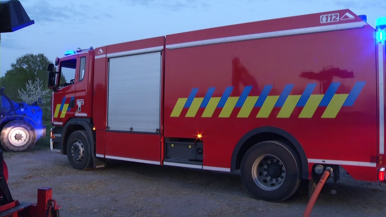 Feu de ferme à Rumegies