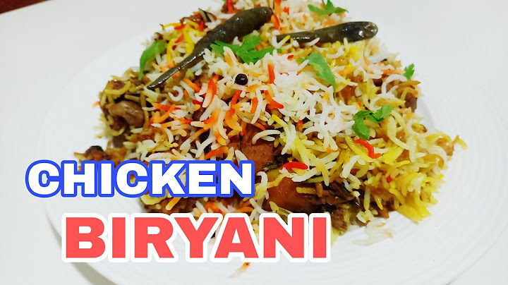 How to make Chicken Biryani | Chicken Biryani Arabic Style Culinary Excellence