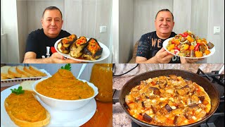 БАКЛАЖАНЫ  ЧЕТЫРЕ ВКУСНЫХ Рецепта. Фаршем, Яйцами, Картошкой, Икра.