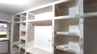 Guarda-roupa de drywall - Parte 3 - Plaqueamento (detalhado)