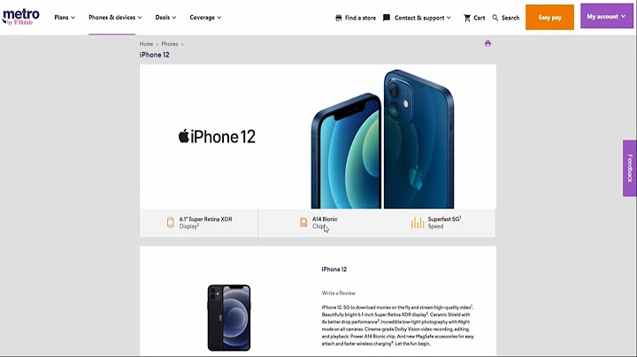 Precio de iphone 12 en metro pcs