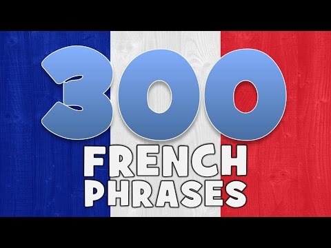 Learn 300 French phrases for this summer - YouTube