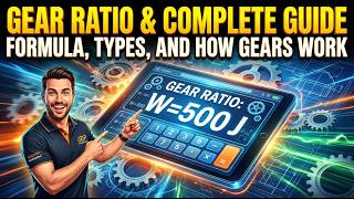 Gear Ratio Calculator & Complete Guide — Formula, Types, and How Gears Work