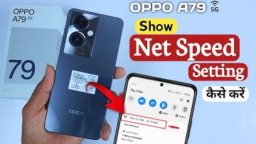 Oppo A79 5g Net Speed Show/Oppo A79 5g Me Net Speed Kaise Dekhe/Oppo A79 5g Net Speed Setting
