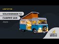 Light my bricks  volkswagen t2 camper van 10279 light kit demonstration