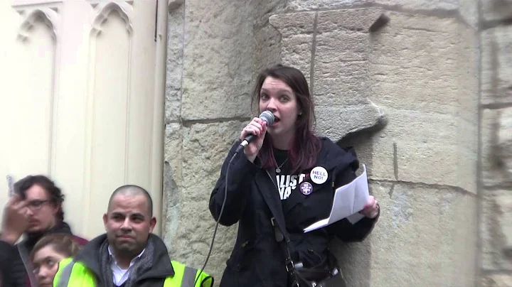 Theresa Powers at the March for Bernie 2