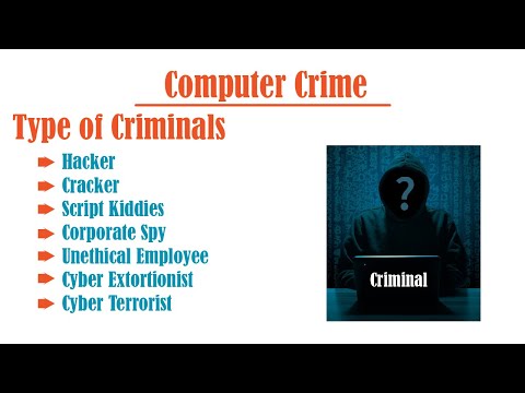 वीडियो: कंप्यूटर अपराध की परिभाषा क्या है?