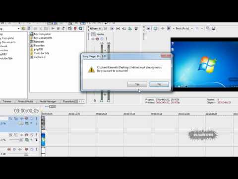 Comment ajouter un filigrane à une vidéo dans Sony Vegas Pro